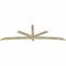 Ekena Millwork Alberta Rough Sawn Timber Gable Bracket, Douglas Fir, 108"W x 36"H x 2"D x 4"F, 8/12 Pitch GBW108X36X0204ALB00RDF - alternate 5